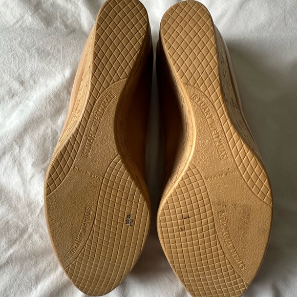 Stuart Weitzman Size 8 Peep Toe Patent Wedges - Picture 7 of 11